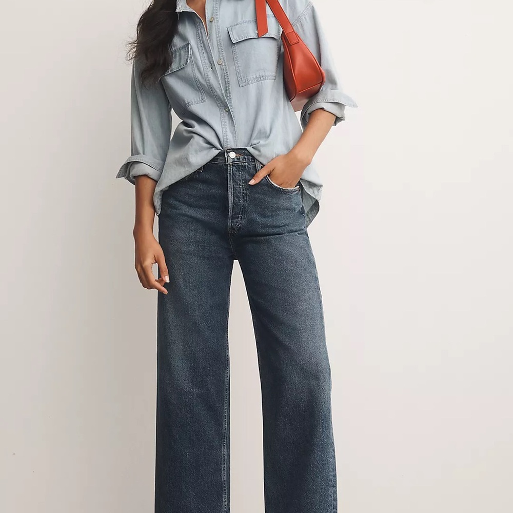 AGOLDE Ren High-Rise Wide-Leg Jean